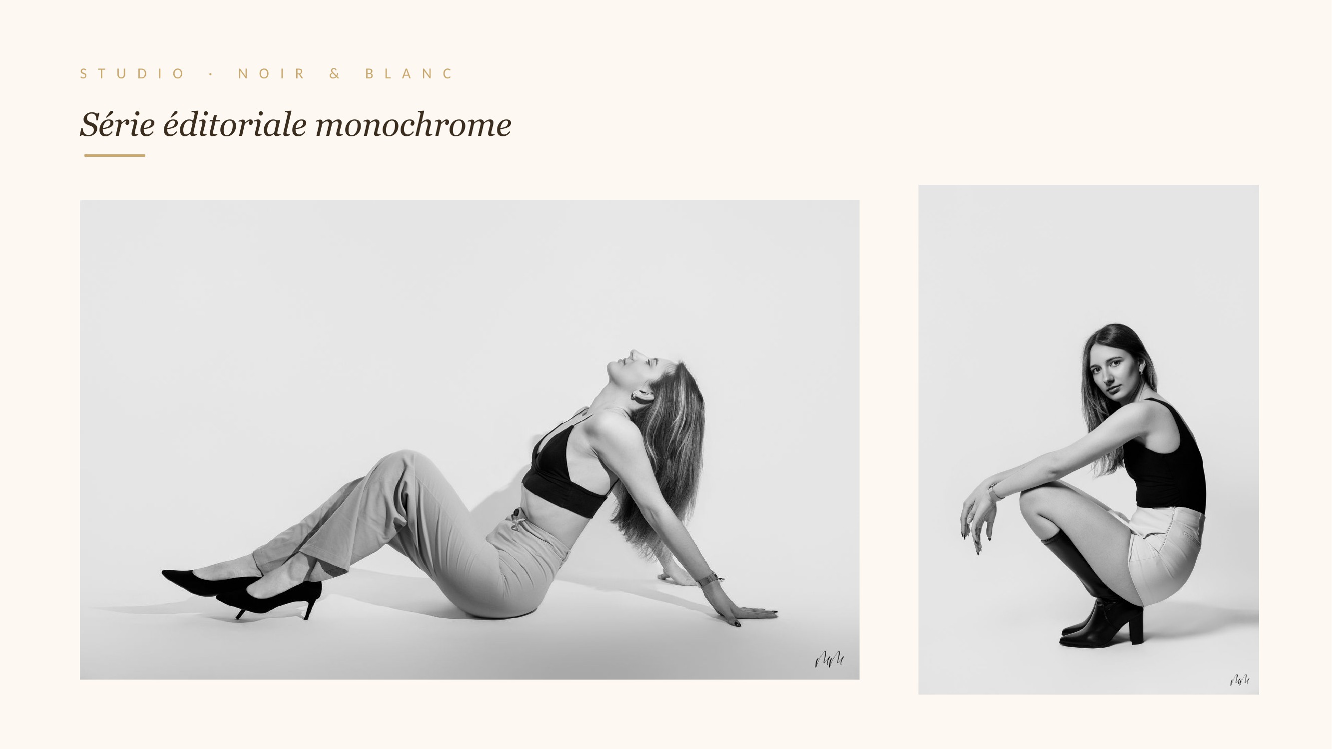 Studio noir & blanc